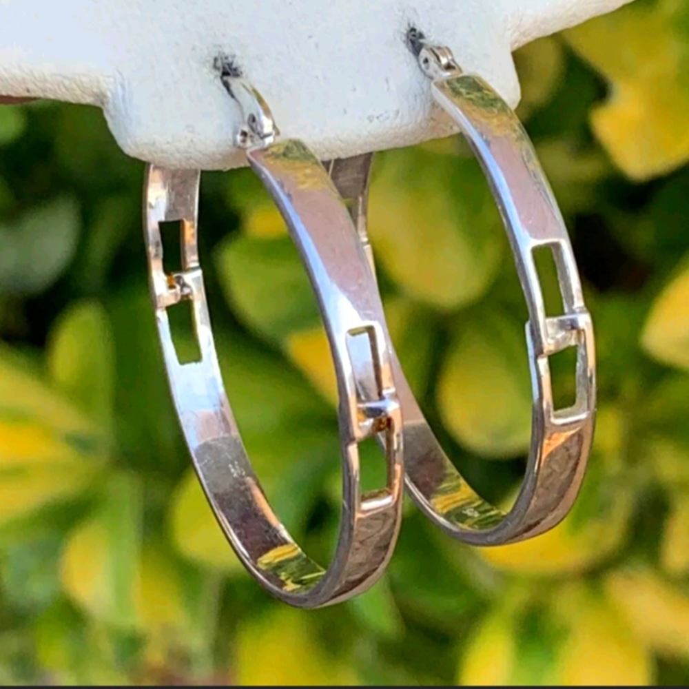 Sterling Silver 925 Hoop Earrings